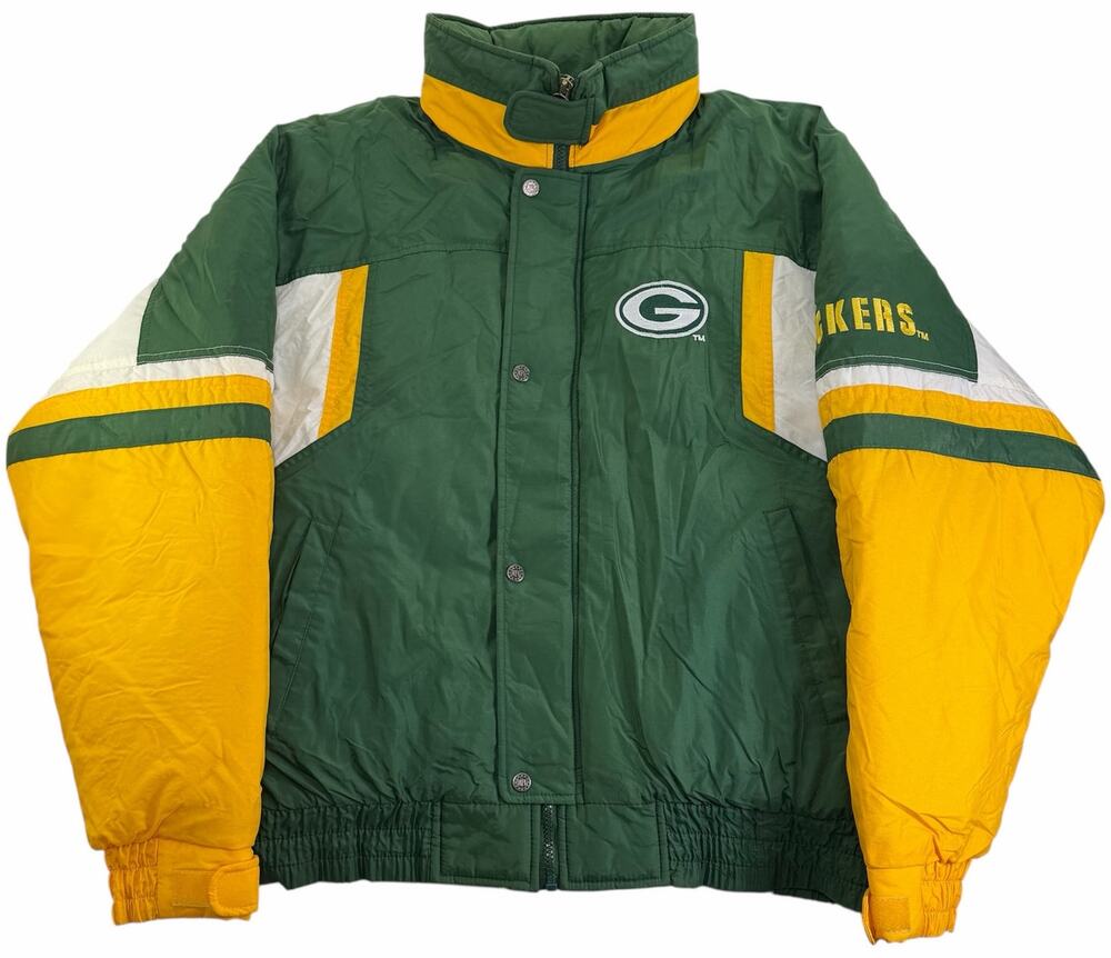 Vintage 90s Green Bay Packers NFL Gameday Puffer Jacket Men's Large Sportswear